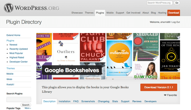 plugin-google-bookshelves